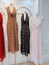Women Lace Halter Maxi Dress